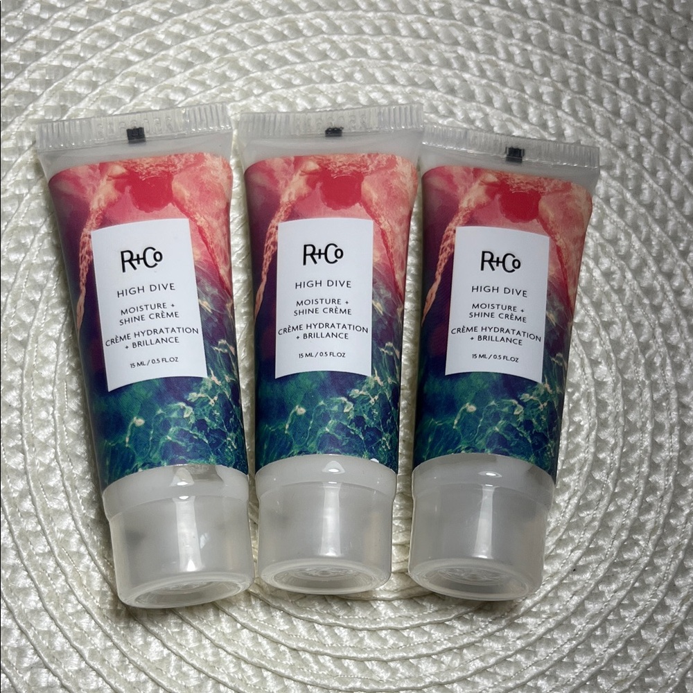 R+Co High Dive Moisture Shine Cream 5ml (X3)